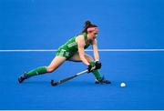 14 March 2021; Bethany Barr of Ireland during the SoftCo Series International Hockey match between Ireland and Great Britain at Queens University Sports Grounds in Belfast. Photo by Ramsey Cardy/Sportsfile