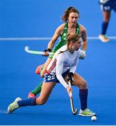 14 March 2021; Lizzie Neal of Great Britain during the SoftCo Series International Hockey match between Ireland and Great Britain at Queens University Sports Grounds in Belfast. Photo by Ramsey Cardy/Sportsfile