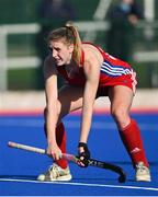 16 March 2021; Lily Owsley of Great Britain during the SoftCo Series International Hockey match between Ireland and Great Britain at Queens University Sports Grounds in Belfast. Photo by Ramsey Cardy/Sportsfile