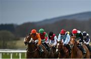 21 March 2021; Starting Monday, right, with Billy Lee up, on their way to winning the WhatOddsPaddy? Handicap, from eventual third place Mk Drama, second right, with Luke McAteer up, at The Curragh Racecourse in Kildare. Photo by Seb Daly/Sportsfile