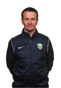22 March 2021; First team coach Collie O'Neill during a Cabinteely FC squad portraits session at Stradbrook in Dublin. Photo by Piaras Ó Mídheach/Sportsfile