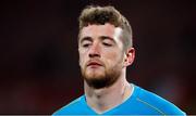 24 March 2021; Republic of Ireland goalkeeper Mark Travers after conceding a goal during the FIFA World Cup 2022 qualifying group A match between Serbia and Republic of Ireland at Stadion Rajko Mitic in Belgrade, Serbia. Photo by Pedja Milosavljevic/Sportsfile