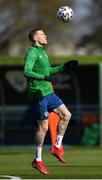 26 March 2021; James McClean during a Republic of Ireland training session at the FAI National Training Centre in Abbotstown, Dublin. Photo by Seb Daly/Sportsfile