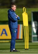 26 March 2021; Manager Stephen Kenny during a Republic of Ireland training session at the FAI National Training Centre in Abbotstown, Dublin. Photo by Seb Daly/Sportsfile