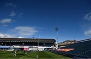 26 March 2021; A general view during the Leinster Rugby captains run at the RDS Arena in Dublin. Photo by Ramsey Cardy/Sportsfile