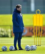 26 March 2021; Chief scout and opposition analyst Ruaidhri Higgins during a Republic of Ireland training session at the FAI National Training Centre in Abbotstown, Dublin. Photo by Seb Daly/Sportsfile