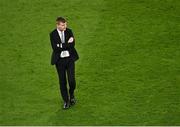 27 March 2021; Republic of Ireland manager Stephen Kenny before the FIFA World Cup 2022 qualifying group A match between Republic of Ireland and Luxembourg at the Aviva Stadium in Dublin. Photo by Piaras Ó Mídheach/Sportsfile