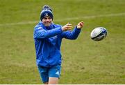 9 April 2021; Hugh O'Sullivan during the Leinster Rugby captain's run at Sandy Park in Exeter, England. Photo by Ramsey Cardy/Sportsfile