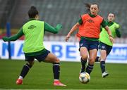 10 April 2021; Katie McCabe during a Republic of Ireland Women training session at King Baudouin Stadium in Brussels, Belgium. Photo by David Stockman/Sportsfile
