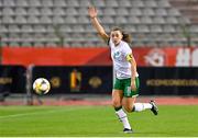 11 April 2021; Katie McCabe of Republic of Ireland during the women's international friendly match between Belgium and Republic of Ireland at King Baudouin Stadium in Brussels, Belgium. Photo by David Catry/Sportsfile