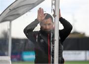 17 April 2021; Dundalk coach Giuseppi Rossi reacts during the SSE Airtricity League Premier Division match between Dundalk and St Patrick's Athletic at Oriel Park in Dundalk, Louth. Photo by Stephen McCarthy/Sportsfile