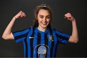22 April 2021; Kayleigh Shine during an Athlone Town portrait session at Athlone Town Stadium in Athlone. Photo by Sam Barnes/Sportsfile