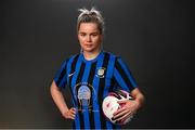 22 April 2021; Kayla Brady during an Athlone Town portrait session at Athlone Town Stadium in Athlone. Photo by Sam Barnes/Sportsfile