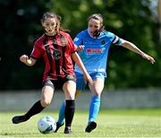24 April 2021; Annemarie Byrne of Bohemians in action against Aine O'Gorman of Peamount United during the SSE Airtricity Women's National League match between Bohemians and Peamount United at Oscar Traynor Coaching & Development Centre in Dublin. Photo by Ramsey Cardy/Sportsfile