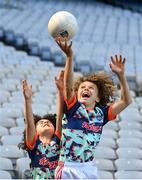 26 April 2021; Brothers Paddy, age 13, right, and Tom Nolan, age 10, of St Brigids GAA Club in Castleknock, Dublin, at the launch of the 2021 Kellogg’s GAA Cúl Camps, in Croke Park, Dublin, as Kellogg celebrates the 10th year of the sponsorship. Starting on 28th June and running up to 27th August, the Kellogg’s GAA Cúl Camps offer children a healthy, fun and safe summer outdoor activity. For more information and to book now, visit www.gaa.ie/kelloggsculcamps. Photo by Stephen McCarthy/Sportsfile