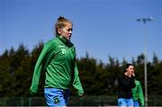 24 April 2021; Orla Fitzpatrick of Peamount United prior to the SSE Airtricity Women's National League match between Bohemians and Peamount United at Oscar Traynor Coaching & Development Centre in Dublin. Photo by Ramsey Cardy/Sportsfile