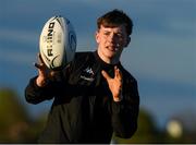 28 April 2021; Daniel Walsh in action during Carlow U15 boys rugby training at Carlow RFC in Carlow. Photo by Matt Browne/Sportsfile