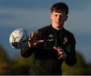 28 April 2021; Daniel Walsh in action during Carlow U15 boys rugby training at Carlow RFC in Carlow. Photo by Matt Browne/Sportsfile