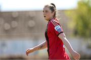 24 April 2021; Erica Byrne of Bohemians during the SSE Airtricity Women's National League match between Bohemians and Peamount United at Oscar Traynor Coaching & Development Centre in Dublin. Photo by Ramsey Cardy/Sportsfile