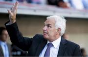 11 July 2013; Drogheda United manager Mick Cooke before the game. UEFA Europa League, First Qualifying Round, Second Leg, Malmö FF v Drogheda United, Swedbank Stadion, Malmö, Sweden. Picture credit: Nils Jskobsson / SPORTSFILE