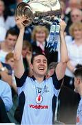 7 July 2013; Paul Ryan, Dublin, lifts the Bob O'Keeffe cup. Leinster GAA Hurling Senior Championship Final, Galway v Dublin, Croke Park, Dublin. Picture credit: Ray McManus / SPORTSFILE