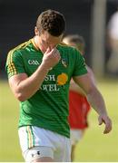 13 July 2013; A dejected Gary Reynolds, Leitrim, at the end of the game. GAA Football All-Ireland Senior Championship, Round 2, Leitrim v Armagh, Pairc Sean Mac Diarmada, Carrick-on-Shannon, Co. Leitrim. Picture credit: Oliver McVeigh / SPORTSFILE