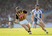 13 July 2013; Richie Hogan, Kilkenny, in action against Kevin Moran, Waterford. GAA Hurling All-Ireland Senior Championship, Phase III, Kilkenny v Waterford, Semple Stadium, Thurles, Co. Tipperary. Picture credit: Stephen McCarthy / SPORTSFILE