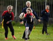 5 May 2021; Roisin Reilly in action during Tallaght RFC Girls Youth training at Tallaght RFC in Tallaght, Dublin. Photo by Matt Browne/Sportsfile