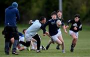 6 May 2021; Action from Portlaoise RFC Youths Training at Portlaoise RFC in Portlaoise, Laois. Photo by Piaras Ó Mídheach/Sportsfile