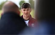 10 May 2021; Shane Walsh speaks to journalists during a Galway Football press conference at Loughgeorge in Galway. Photo by Sam Barnes/Sportsfile