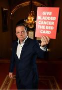 12 May 2021; To mark Bladder Cancer Awareness Month, hurling legend and Wexford manager Davy Fitzgerald has teamed up with the Marie Keating Foundation and Roche to ‘Give Bladder Cancer the Red Card’. The awareness campaign aims to encourage men – who are three times more likely to be diagnosed than women – to know the warning signs and get help if needed. Visit www.mariekeating.ie/redcard for more information. Pictured is Wexford manager Davy Fitzgerald, at Dromoland Castle Hotel in Newmarket on Fergus, Clare. Photo by Seb Daly/Sportsfile