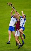 16 May 2021; Aonghus Clarke of Westmeath in action against Jack Fagan, left, and Patrick Curran of Waterford during the Allianz Hurling League Division 1 Group A Round 2 match between Waterford and Westmeath at Walsh Park in Waterford. Photo by Seb Daly/Sportsfile