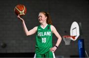 20 May 2021; Irish U18 international Maria Kealy at the announcement of LYIT as a Basketball Ireland Centre of Excellence in Letterkenny, Donegal. Photo by David Fitzgerald/Sportsfile