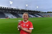 21 May 2021; Sadhbh O'Leary of Cork with her Player of the Match award after the Lidl Ladies Football National League Division 1B Round 1 match between Cork and Tipperary at Páirc Uí Chaoimh in Cork. Photo by Piaras Ó Mídheach/Sportsfile