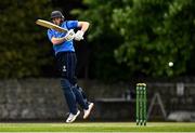 22 May 2021; Lorkan Tucker of Leinster Lighting bats during the Cricket Ireland InterProvincial Cup 2021 match between Munster Reds and Leinster Lightning at Pembroke Cricket Club in Dublin. Photo by Harry Murphy/Sportsfile