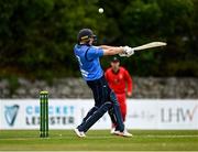 22 May 2021; Lorkan Tucker of Leinster Lighting bats during the Cricket Ireland InterProvincial Cup 2021 match between Munster Reds and Leinster Lightning at Pembroke Cricket Club in Dublin. Photo by Harry Murphy/Sportsfile