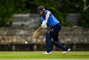 22 May 2021; Lorkan Tucker of Leinster Lighting bats during the Cricket Ireland InterProvincial Cup 2021 match between Munster Reds and Leinster Lightning at Pembroke Cricket Club in Dublin. Photo by Harry Murphy/Sportsfile