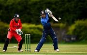 22 May 2021; Jamie Grassi of Leinster Lighting bats during the Cricket Ireland InterProvincial Cup 2021 match between Munster Reds and Leinster Lightning at Pembroke Cricket Club in Dublin. Photo by Harry Murphy/Sportsfile