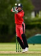22 May 2021; PJ Moor of Munster Reds during the Cricket Ireland InterProvincial Cup 2021 match between Munster Reds and Leinster Lightning at Pembroke Cricket Club in Dublin. Photo by Harry Murphy/Sportsfile