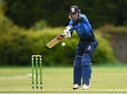 22 May 2021; Jamie Grassi of Leinster Lighting bats during the Cricket Ireland InterProvincial Cup 2021 match between Munster Reds and Leinster Lightning at Pembroke Cricket Club in Dublin. Photo by Harry Murphy/Sportsfile