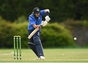 22 May 2021; Josh Little of Leinster Lighting during the Cricket Ireland InterProvincial Cup 2021 match between Munster Reds and Leinster Lightning at Pembroke Cricket Club in Dublin. Photo by Harry Murphy/Sportsfile