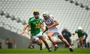 23 May 2021; Shane Barrett of Cork is tackled by Aonghus Clarke of Westmeath during the Allianz Hurling League Division 1 Group A Round 3 match between Cork and Westmeath at Páirc Ui Chaoimh in Cork. Photo by Eóin Noonan/Sportsfile