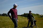 27 May 2021; Tom McKibbin of Northern Ireland waits to play his second shot on the 8th hole during day one of the Irish Challenge Golf at Portmarnock Golf Links in Dublin. Photo by Ramsey Cardy/Sportsfile