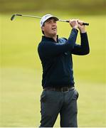 27 May 2021; Tim Rice of Ireland plays a shot from the fairway on the 7th hole during day one of the Irish Challenge Golf at Portmarnock Golf Links in Dublin. Photo by Ramsey Cardy/Sportsfile