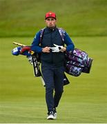 27 May 2021; Alfie Plant of England during day one of the Irish Challenge Golf at Portmarnock Golf Links in Dublin. Photo by Ramsey Cardy/Sportsfile