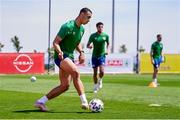 29 May 2021; Adam Idah during a Republic of Ireland training session at PGA Catalunya Resort in Girona, Spain. Photo by Pedro Salado/Sportsfile