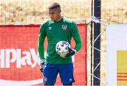 29 May 2021; Gavin Bazunu during a Republic of Ireland training session at PGA Catalunya Resort in Girona, Spain. Photo by Pedro Salado/Sportsfile