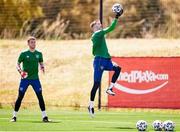 29 May 2021; Caoimhin Kelleher, right, and Mark Travers during a Republic of Ireland training session at PGA Catalunya Resort in Girona, Spain. Photo by Pedro Salado/Sportsfile