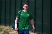 31 May 2021; Goalkeeper Mark Travers during a Republic of Ireland training session at PGA Catalunya Resort in Girona, Spain. Photo by Stephen McCarthy/Sportsfile