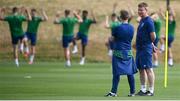 31 May 2021; Manager Stephen Kenny and coach Anthony Barry during a Republic of Ireland training session at PGA Catalunya Resort in Girona, Spain. Photo by Stephen McCarthy/Sportsfile